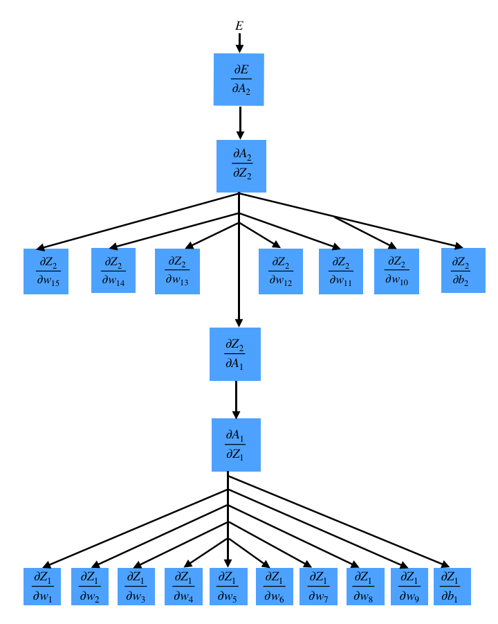 চিত্রঃ Backward Propagation