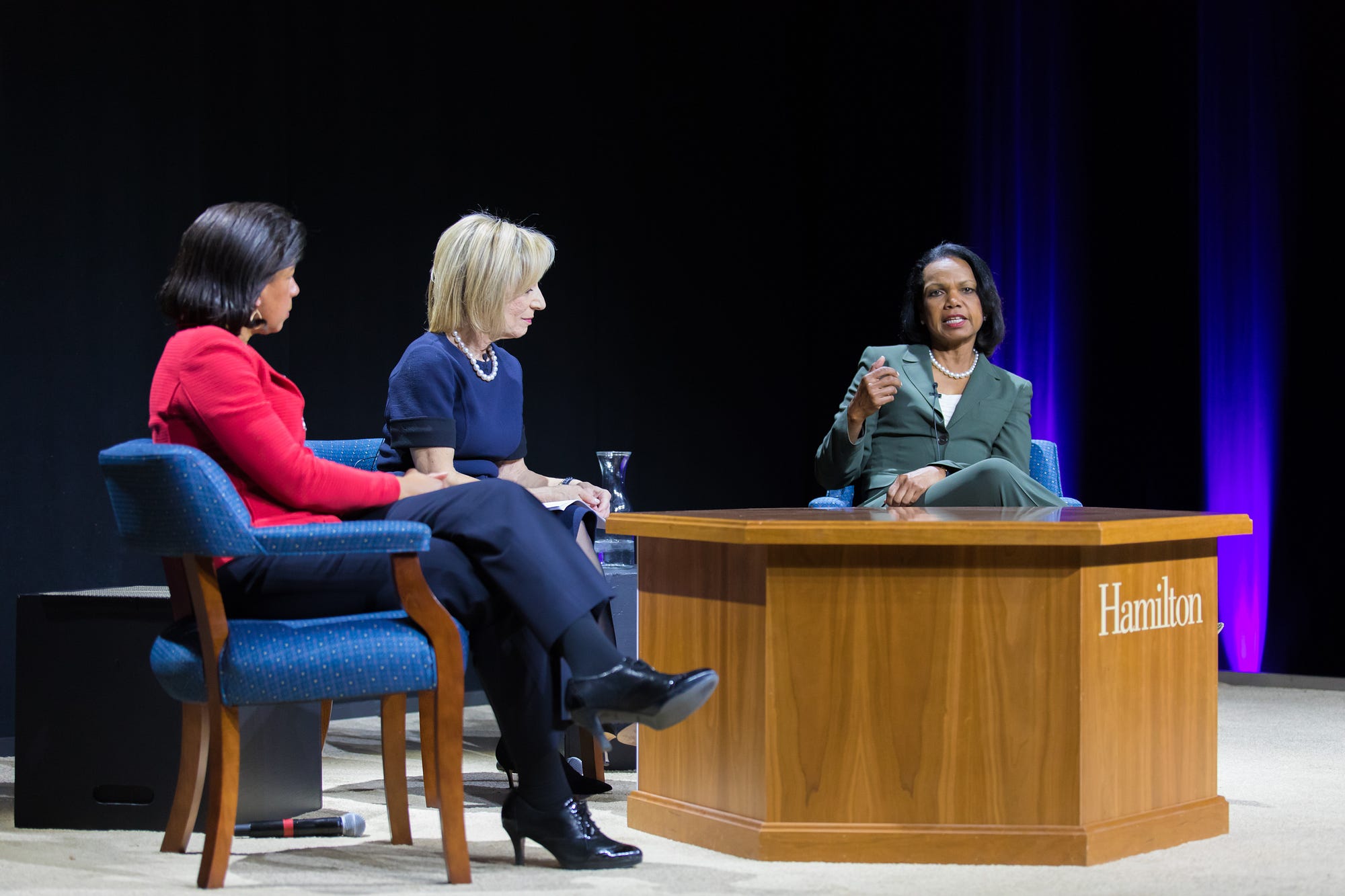 Susan Rice and Condoleezza Rice debate foreign affairs in second