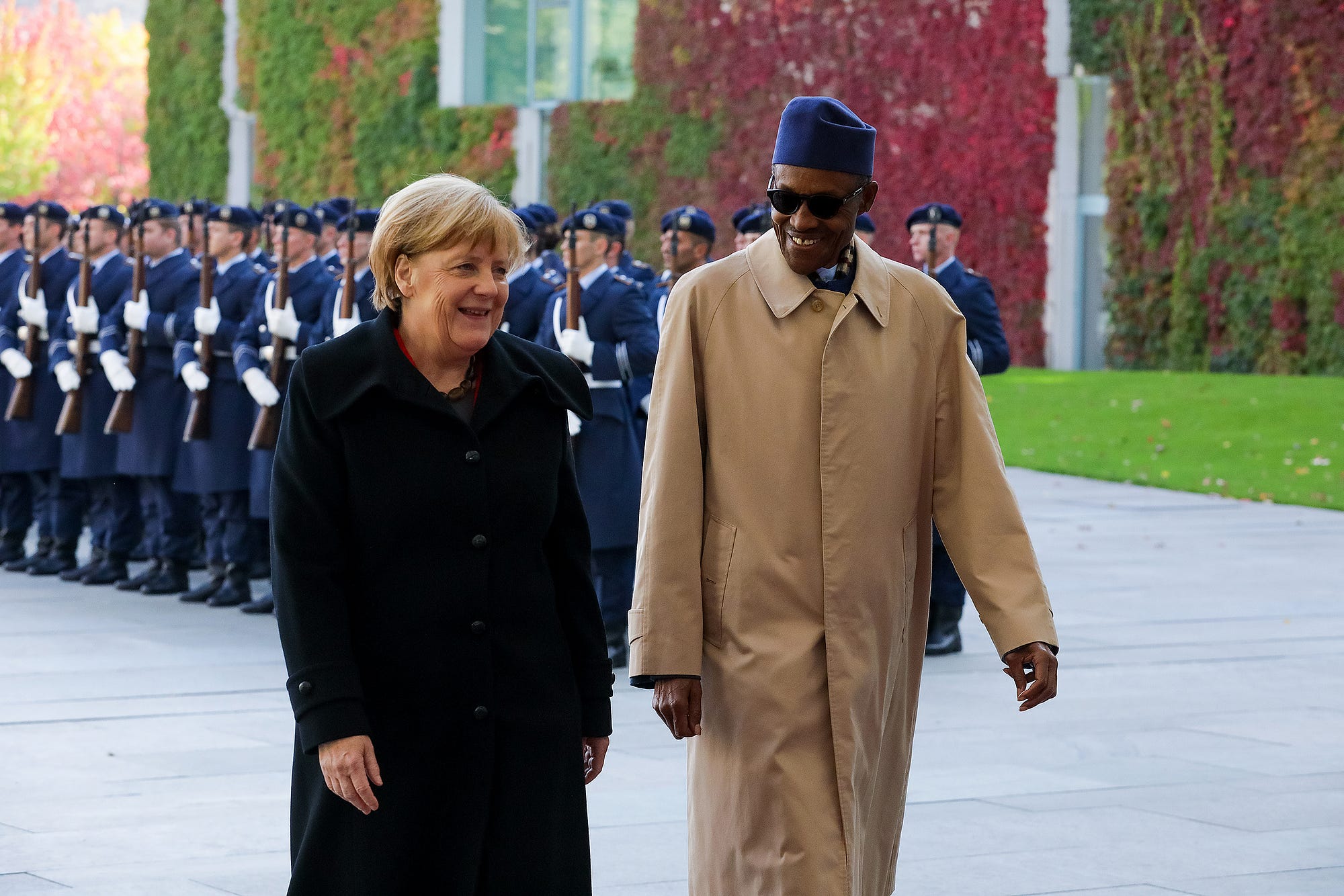 Image result for buhari and merkel
