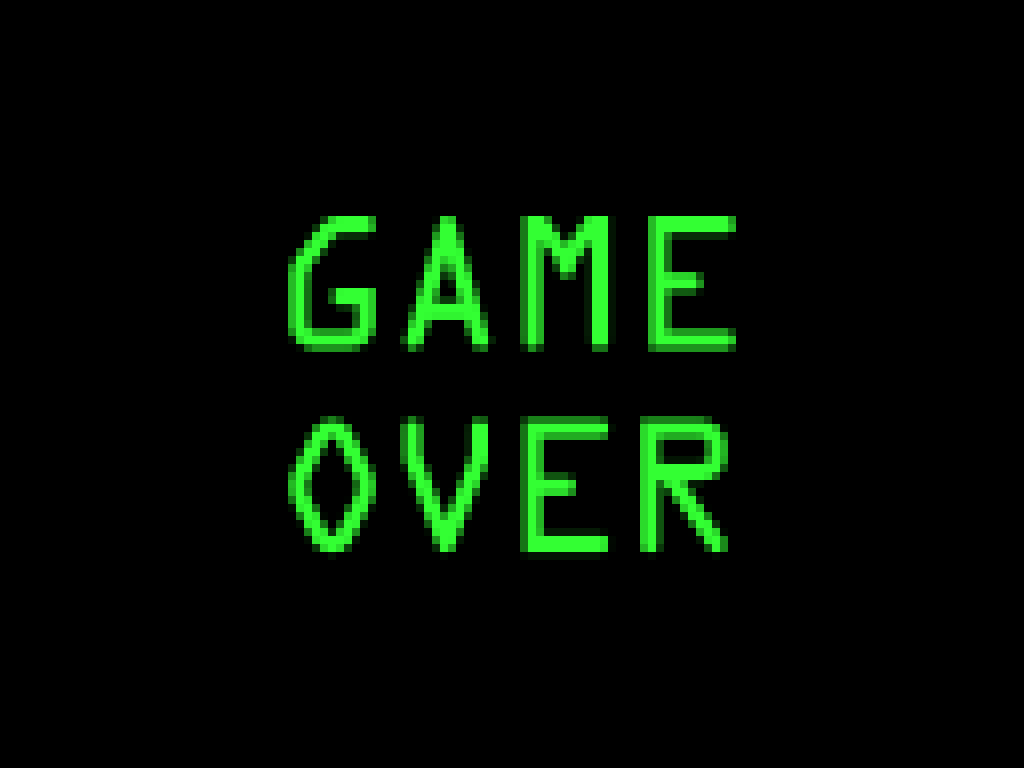 Картинка game over