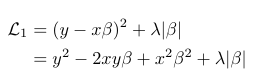 Lasso Regression for single coefficient β