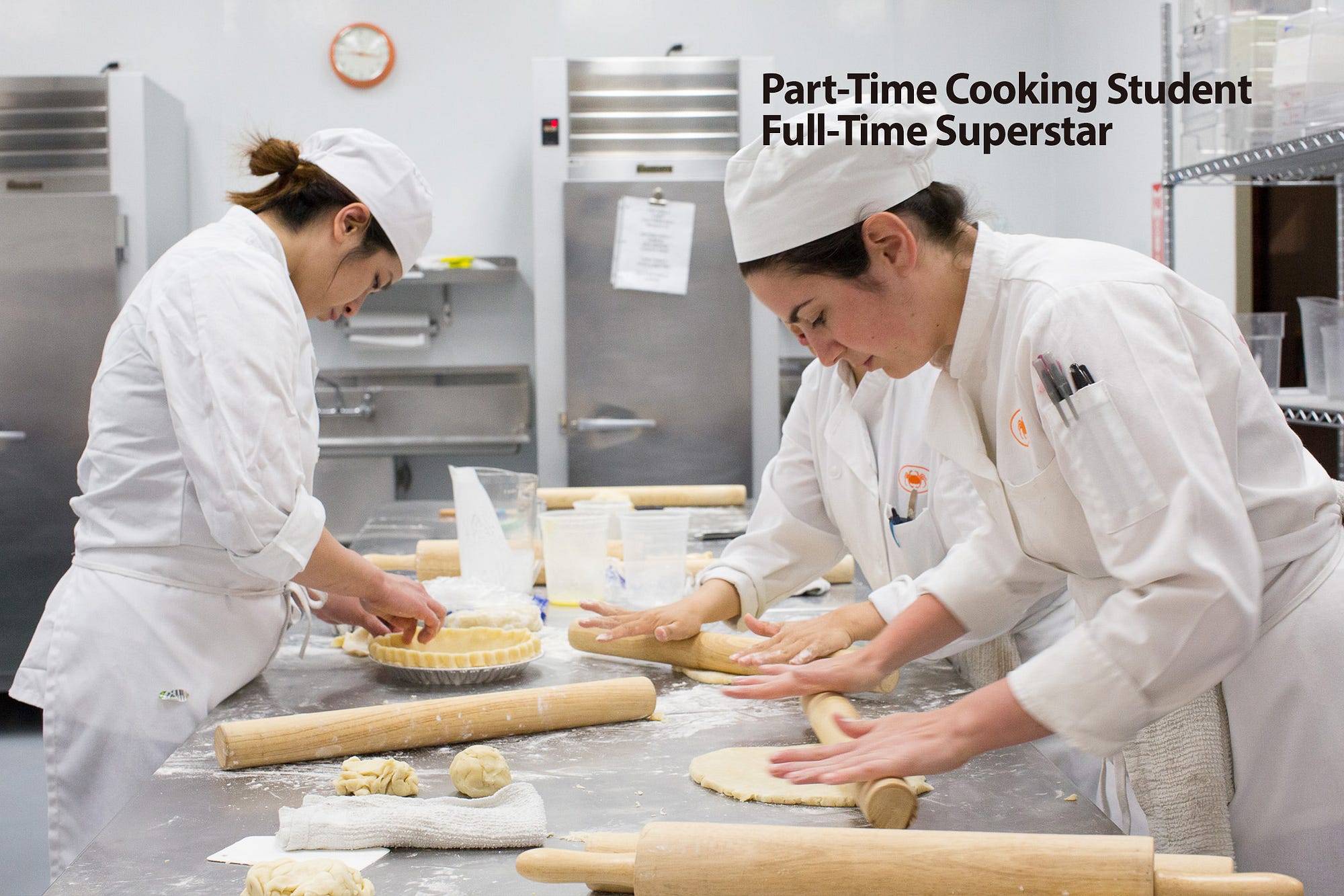 PartTime Cooking Student, FullTime Superstar SF Cooking Medium
