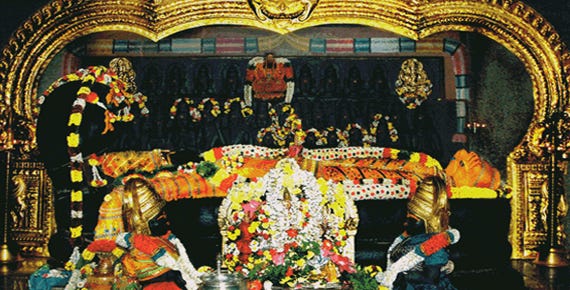 The Deity of Lord in Temple (Source: [RVA Temples](https://www.rvatemples.com/listings/padmanabhaswamy-temple/))