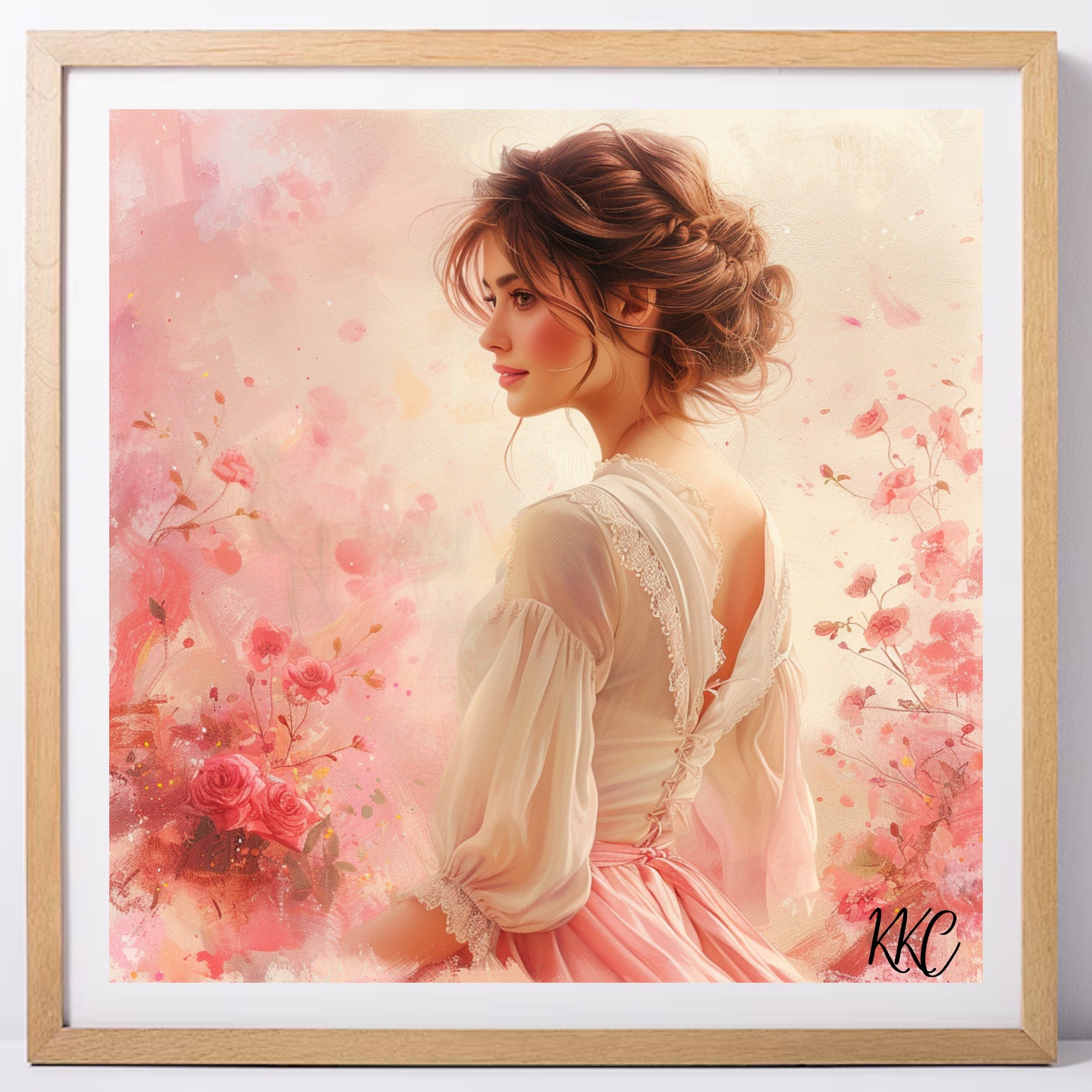 How to Create Watercolour Romanticism style Digital Wall Prints