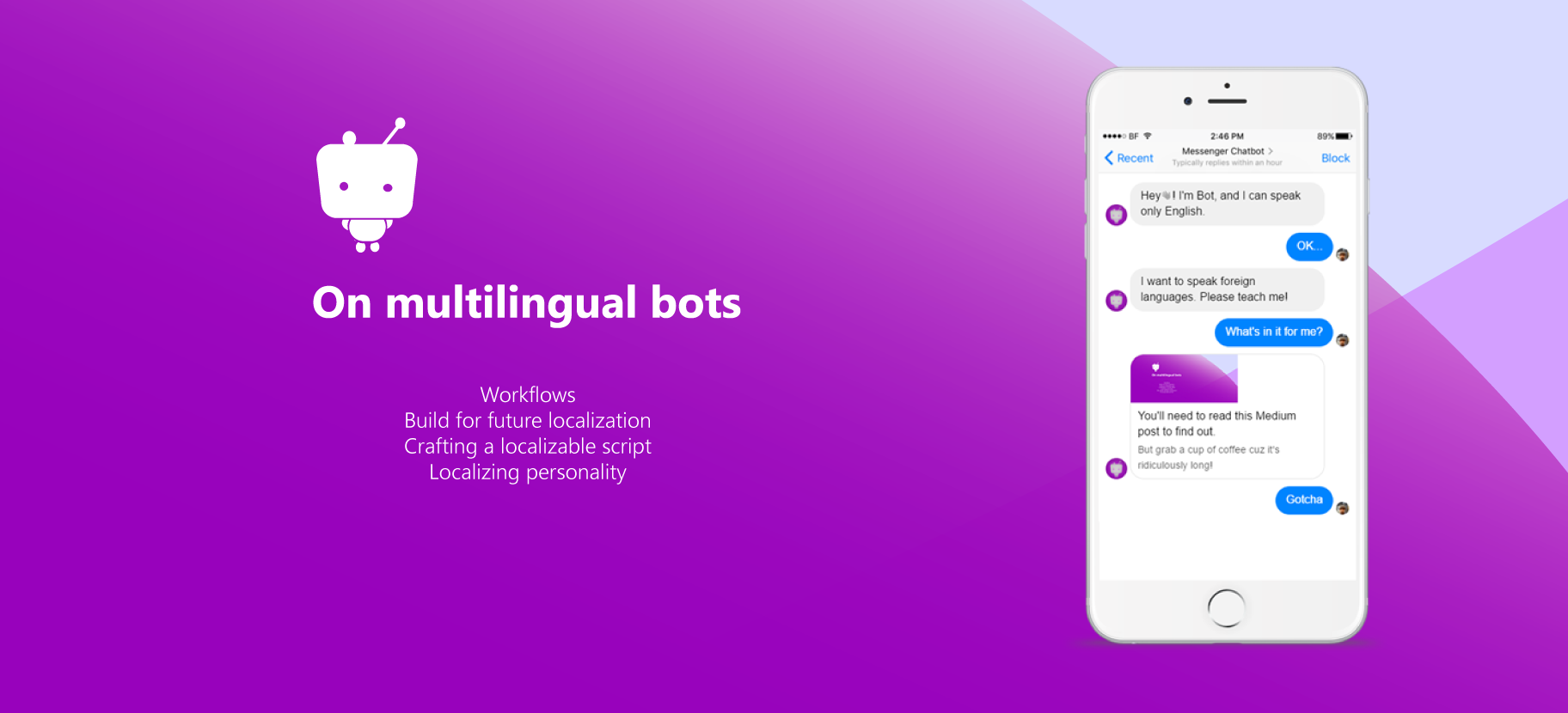 Do You Want Your Chatbot To Converse In Foreign Languages My