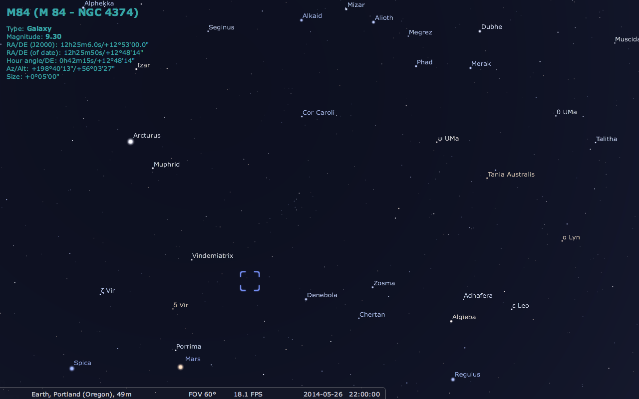 Messier Monday: The Galaxy at the Head-of-the-Chain, M84