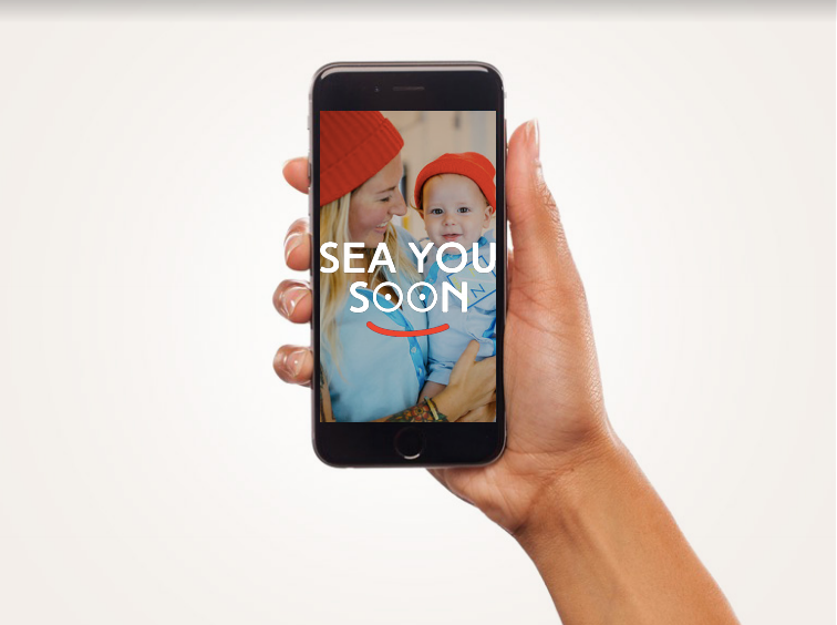 『SEA you soon』Mockup for an app service