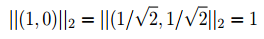 L2 norm is the same for sparse and dense feature vector