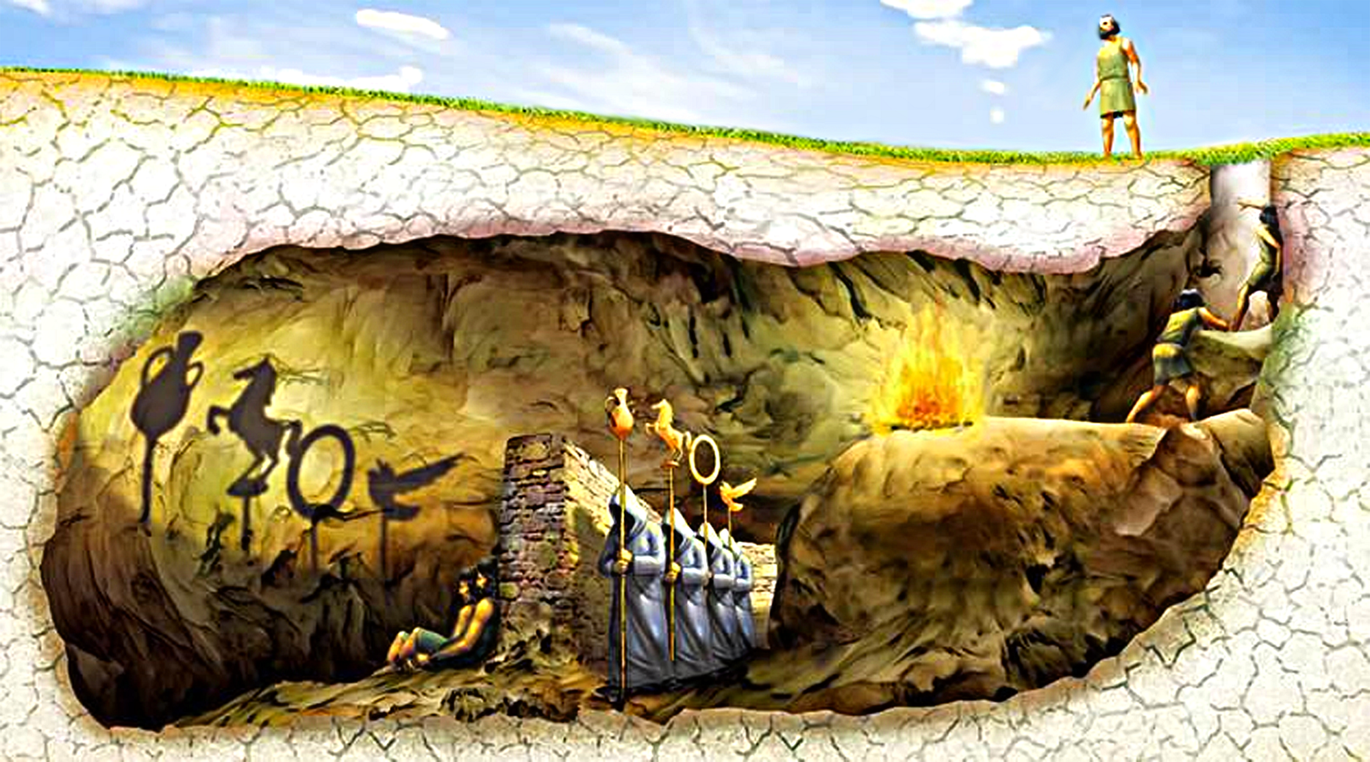 Resultado de imagen de la caverna de platon