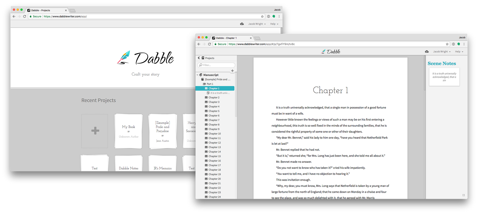 Dabble Writer For Mac