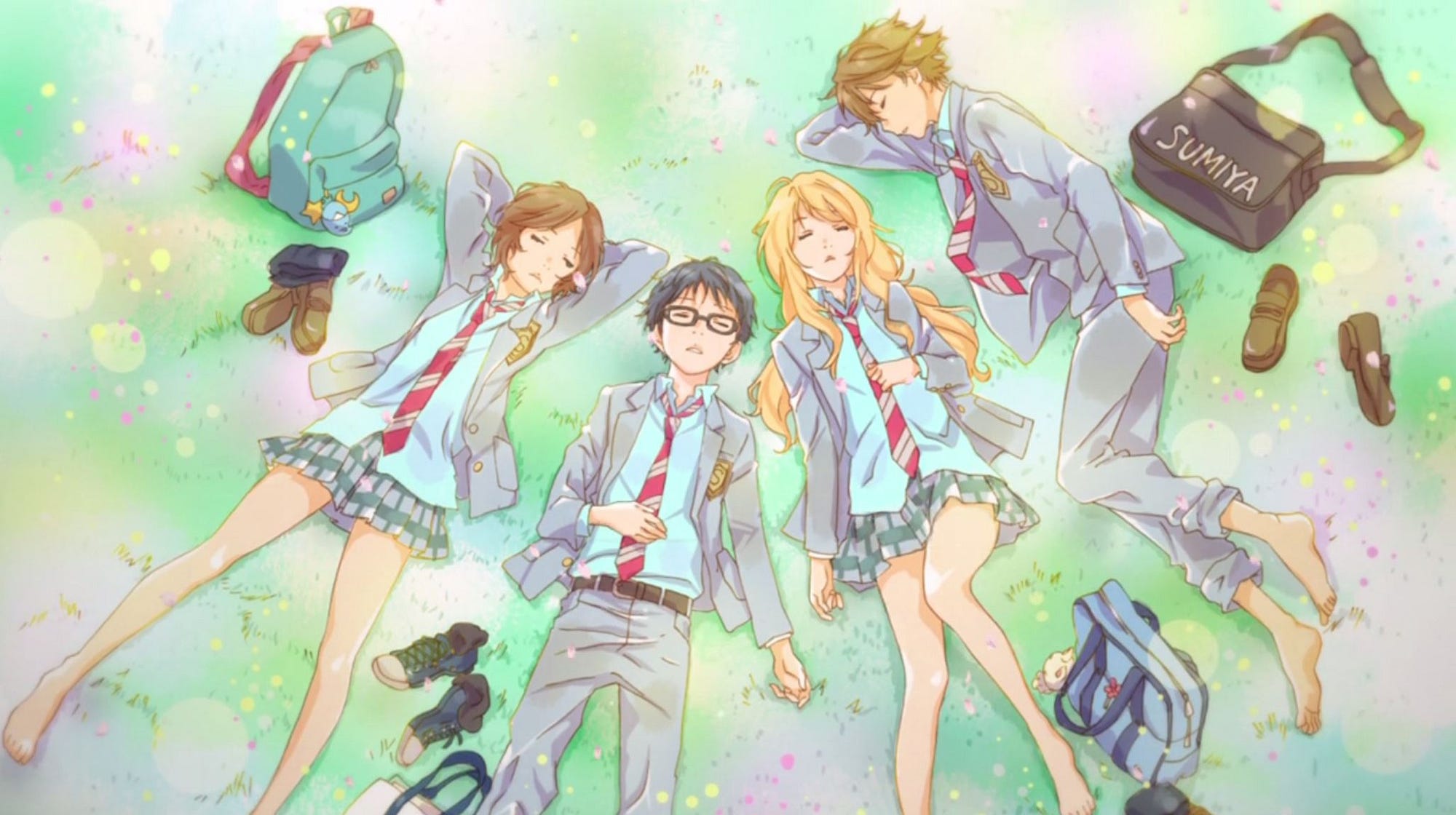 Resultado de imagen para shigatsu wa kimi no uso