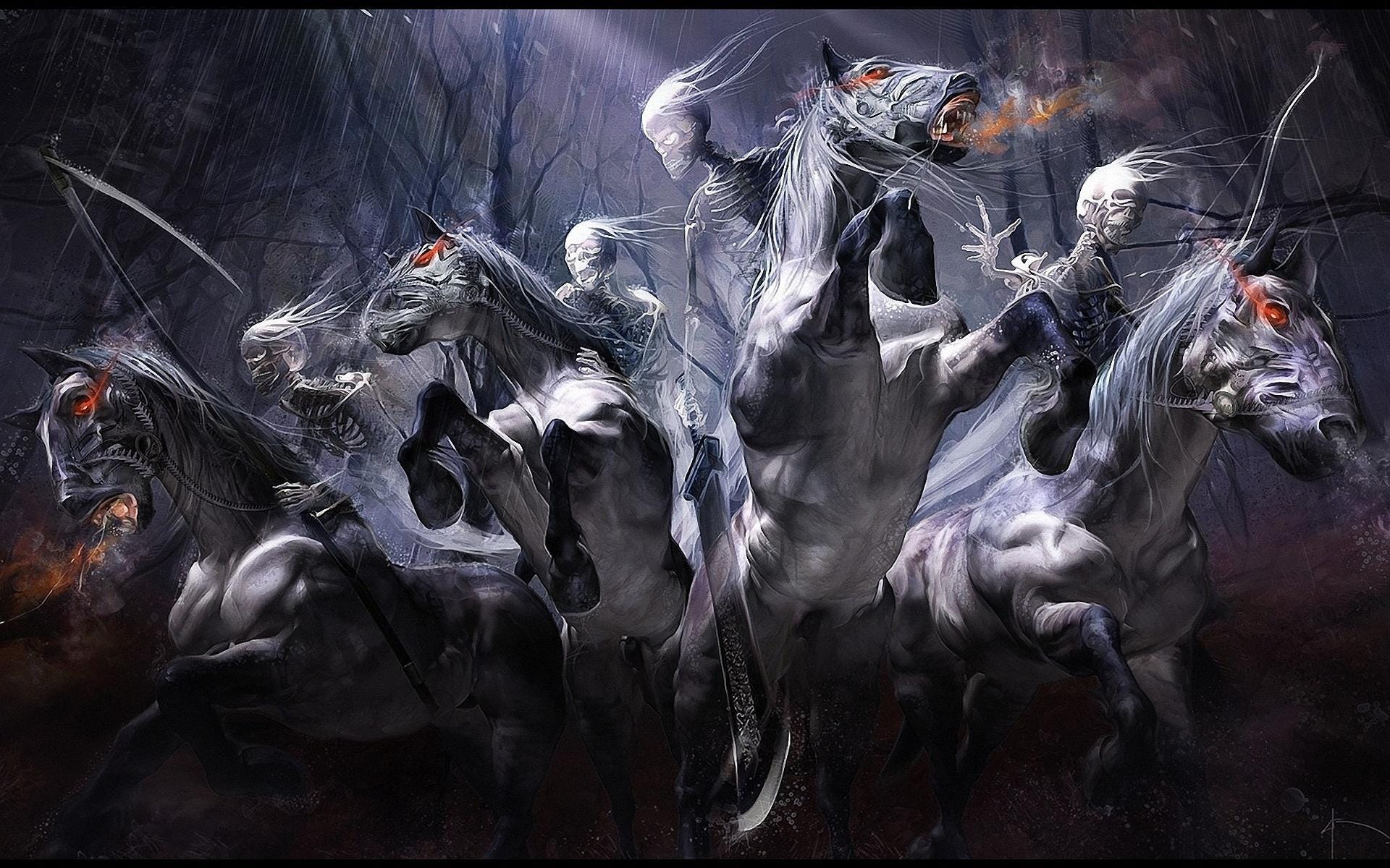 7. Tattoo Designs Inspired by the Four Horsemen of the Apocalypse in Revelation 6:8 - wide 7