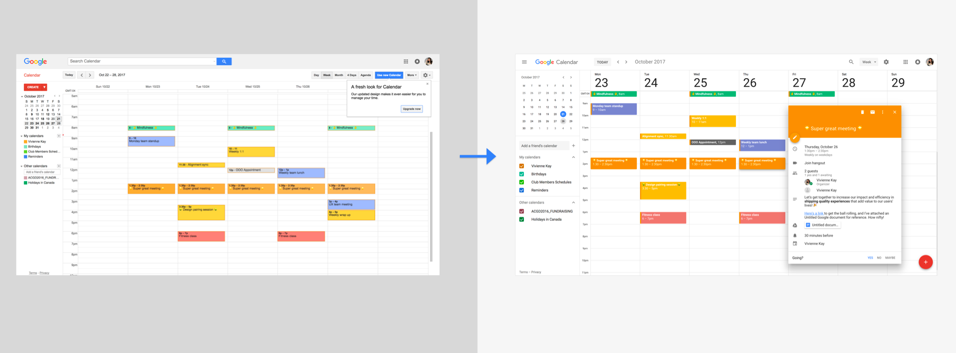 A closer look at Google Calendar’s new design – Noteworthy - The