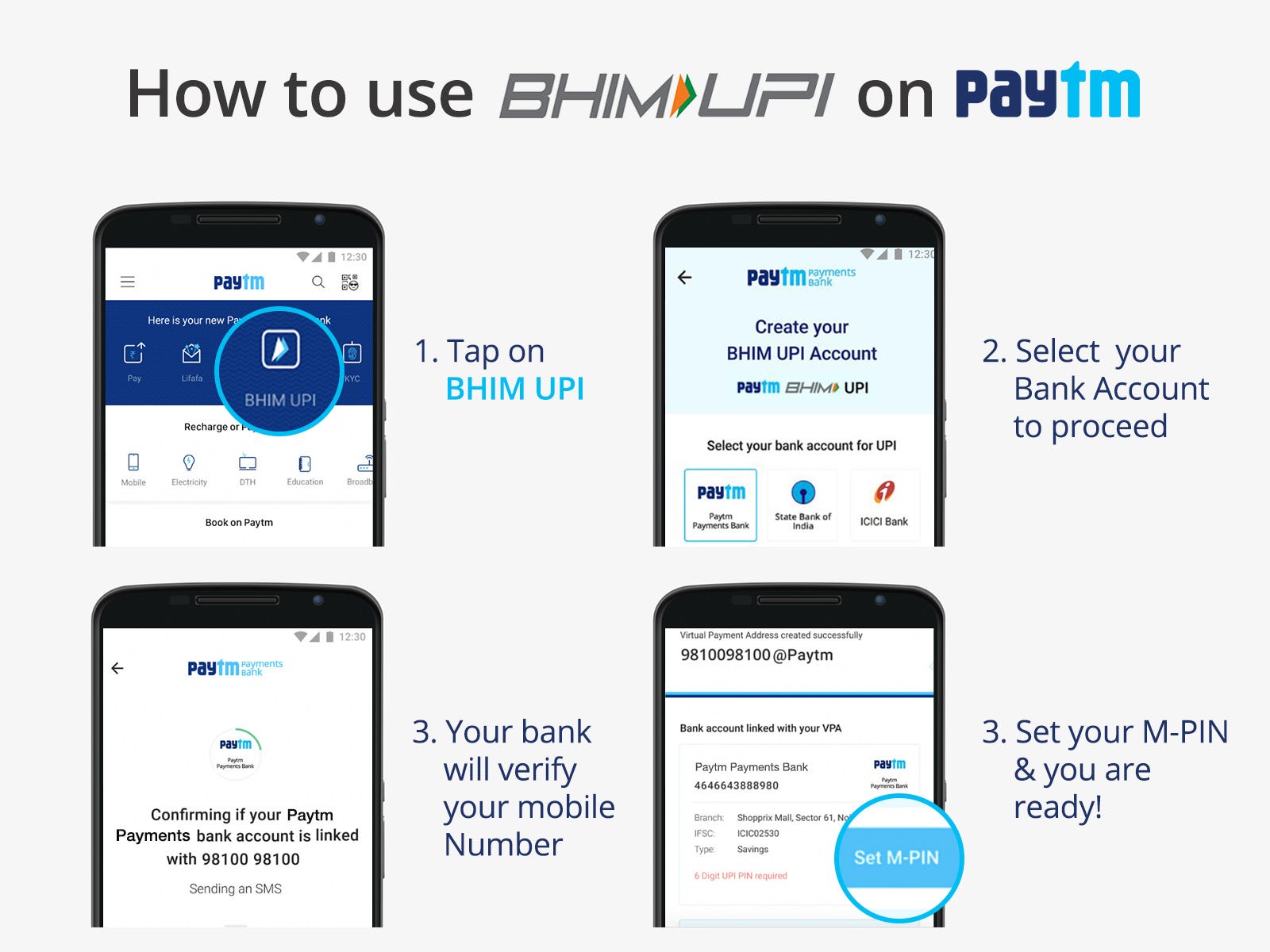 Bhim UPI Now on Paytm Cashback Offers