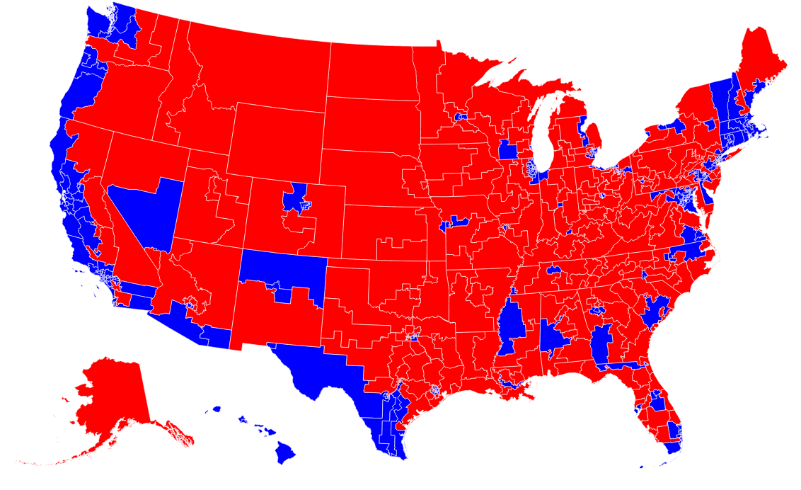 Republicans Are “Clustered” By County, Democrats Are “Clustered” By ...