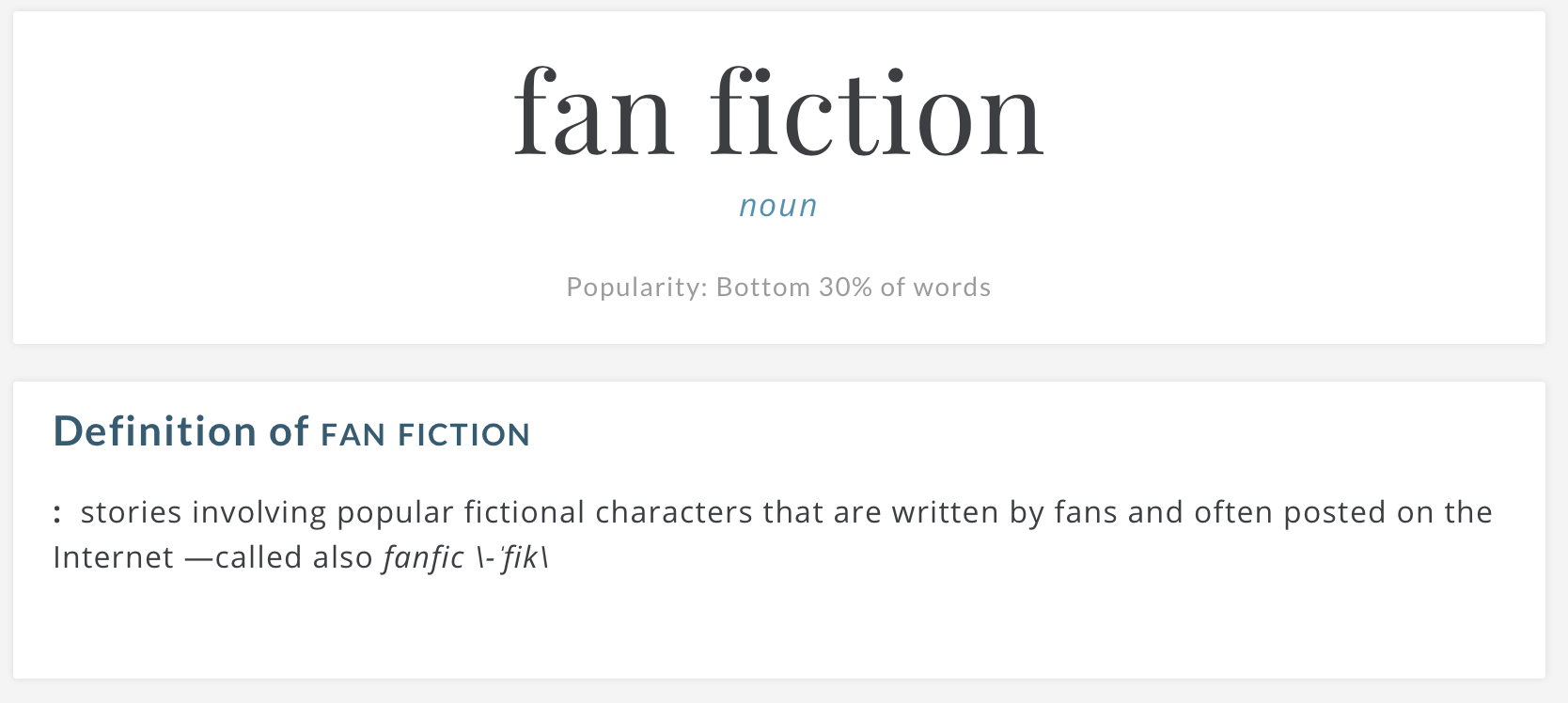 fan fiction vs. fanfiction – fansplaining – medium