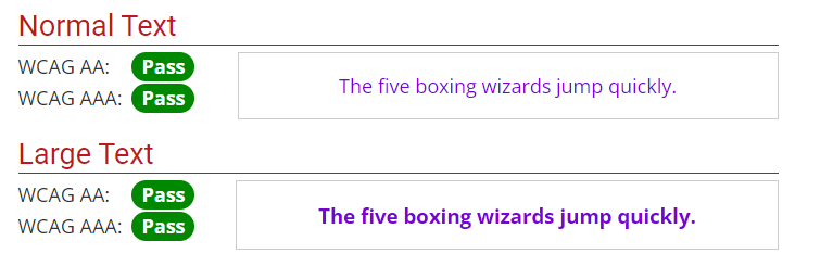 Purple text on white background. Text reads: The five boxing wizards jump quickly