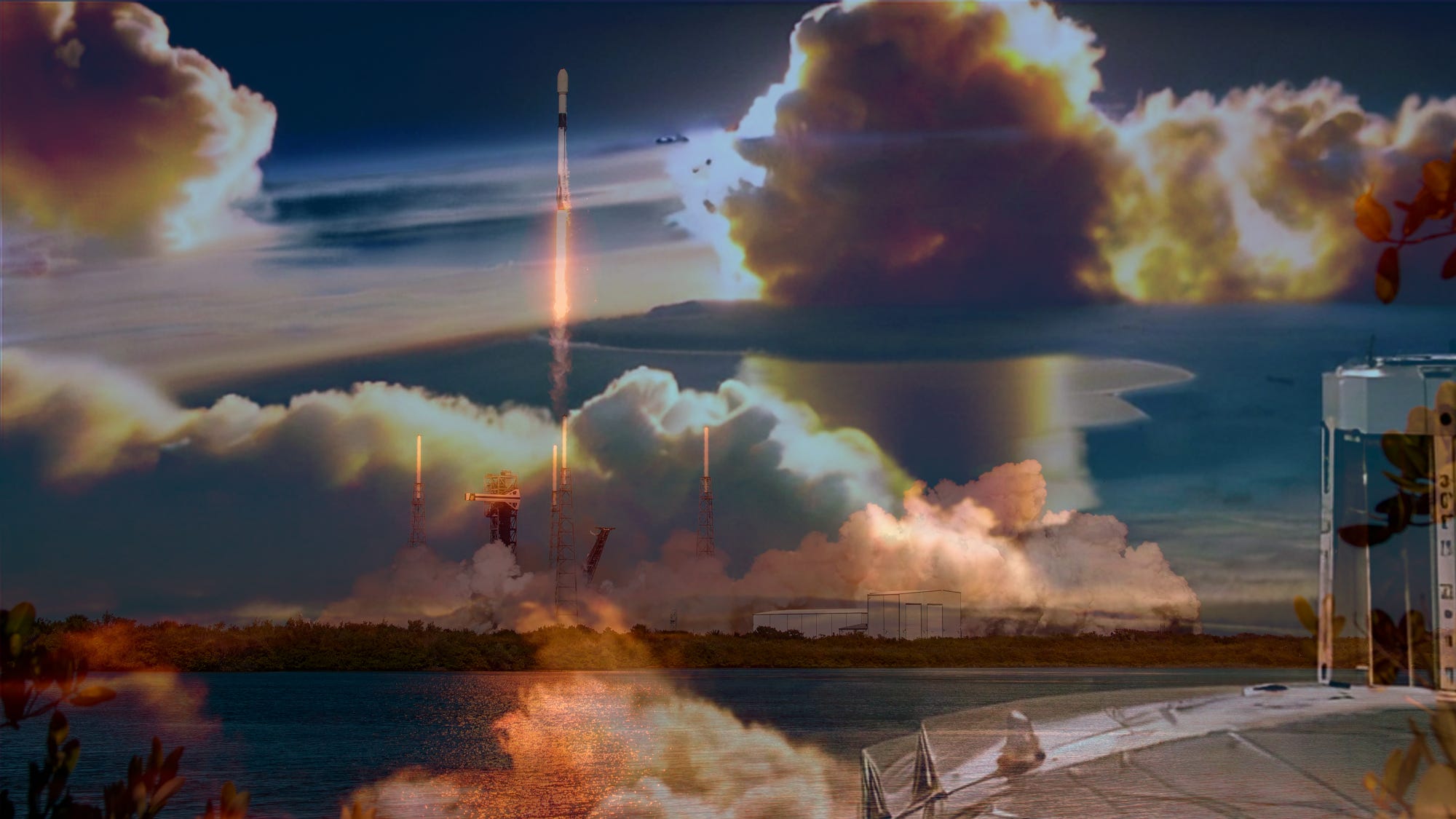 Eutelsat 36D Mission Kicks Off Potential Triple Falcon 9 Launch Day fo