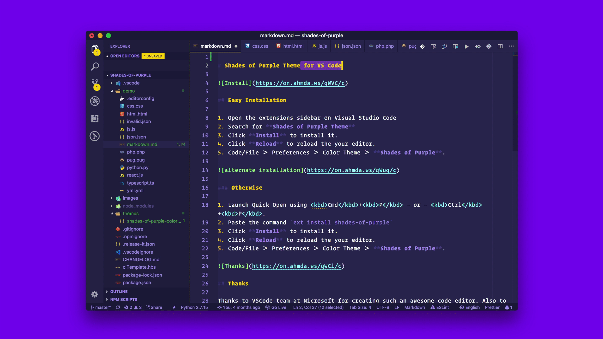 The Best Visual Studio Code Dark and Light Themes (Updated Feb 2019)