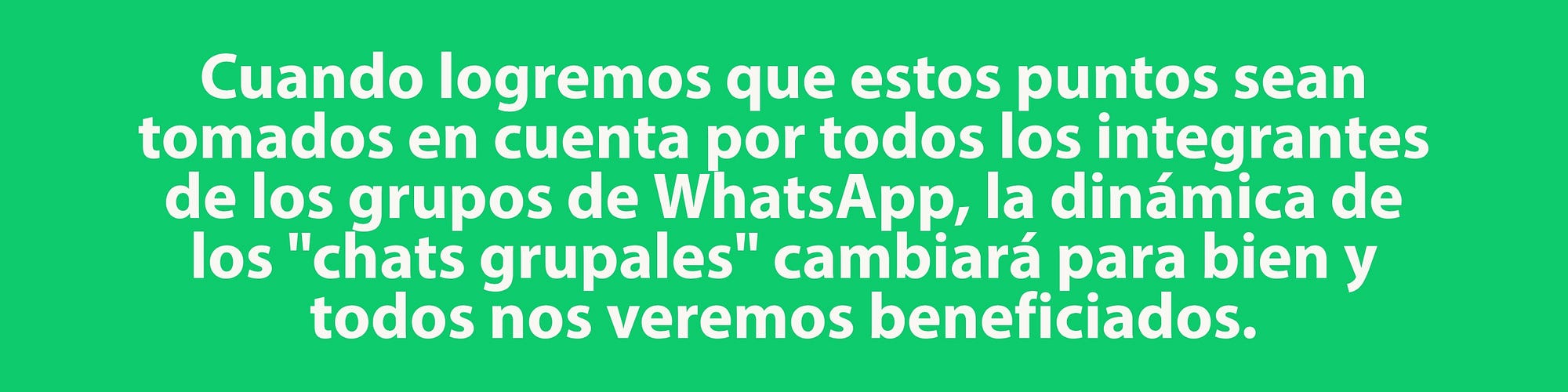 Propuesta De Normas Básicas De Comportamiento En Grupos De Whatsapp 7418