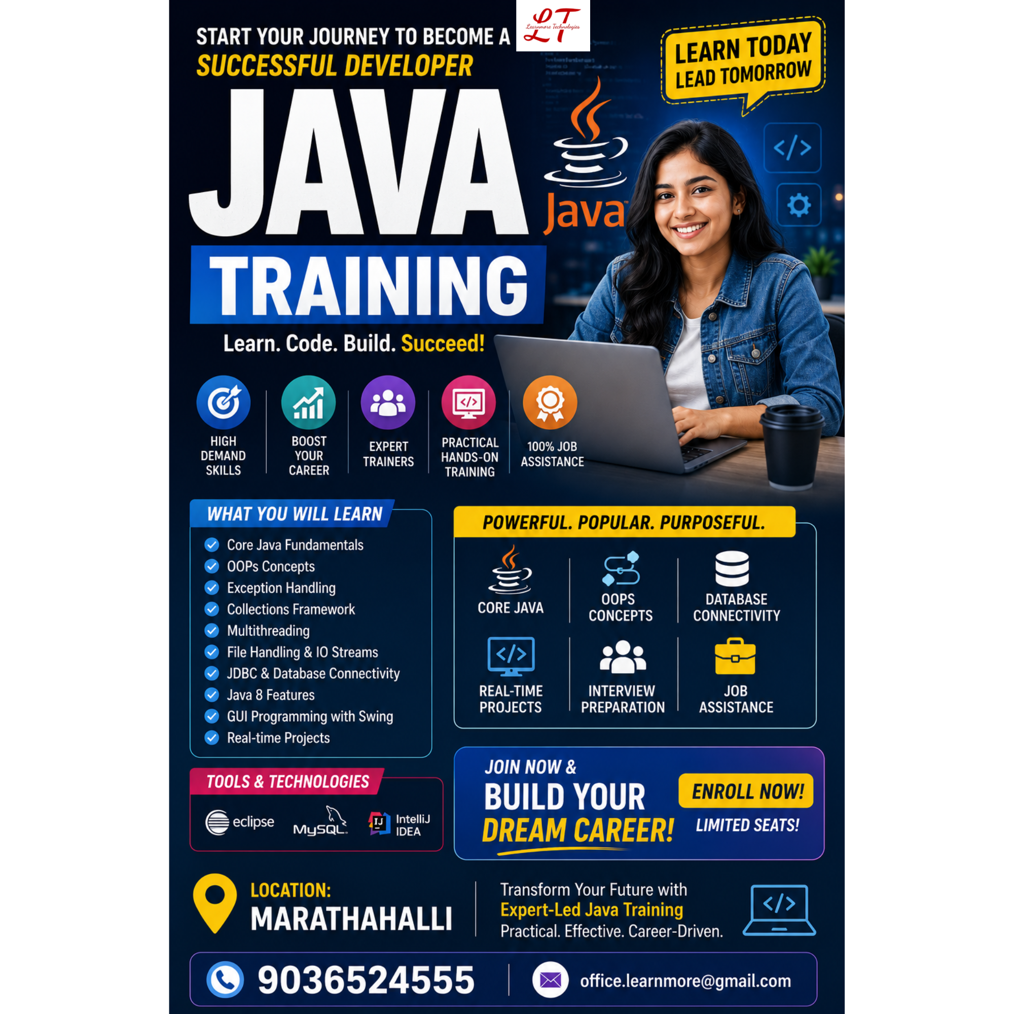 Java Training in Marathahalli-Learnmore Technologies