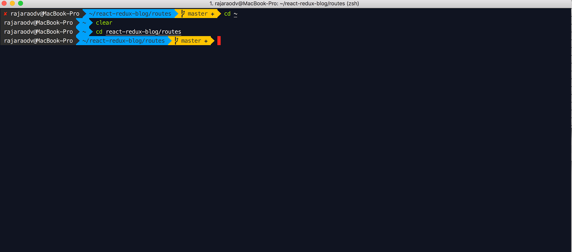 Iterm2 zsh default