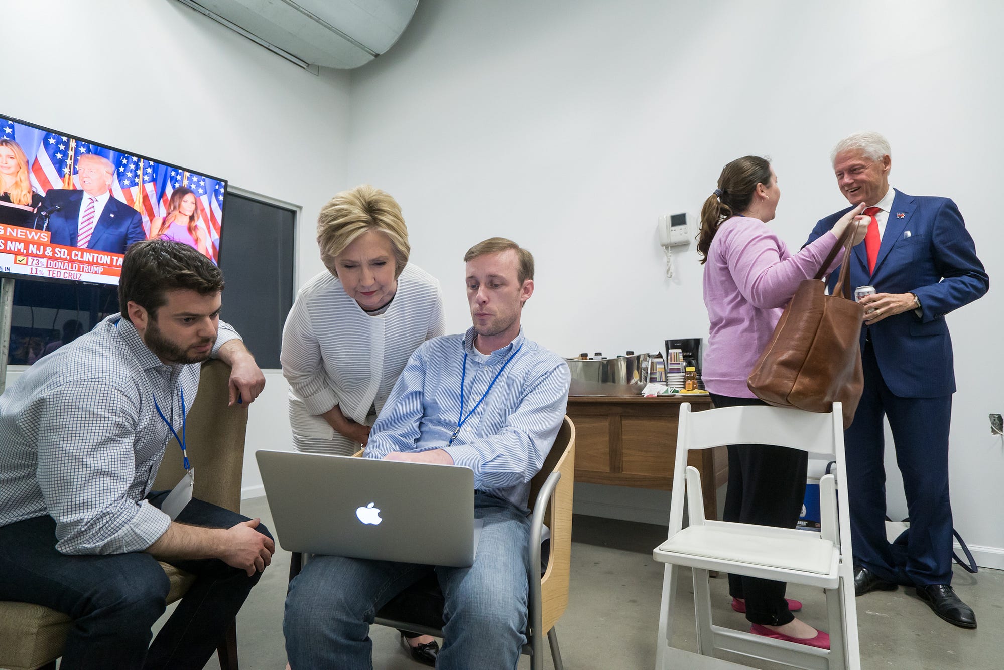 A behindthescenes look at Hillary Clinton’s historic night