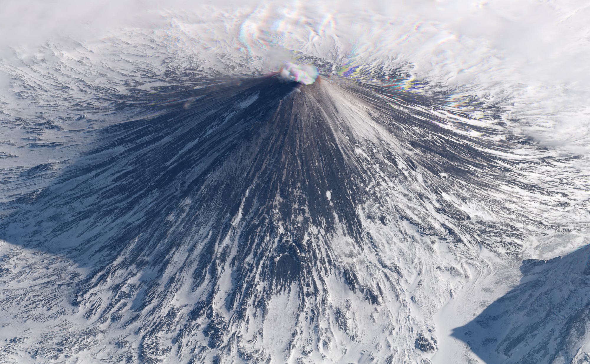 Klyuchevskaya Volcano By Planet Labs Inc Cc By Sa 40 2000x1234