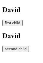 result when the second-child button is clicked