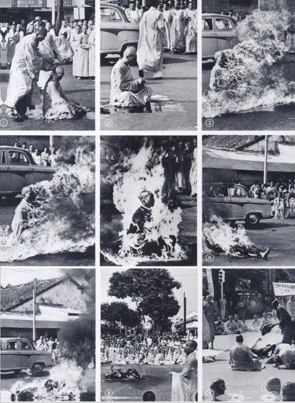 The trace of events that day ([source](https://iconicphotos.wordpress.com/2009/06/19/the-immolation-of-quang-duc/))