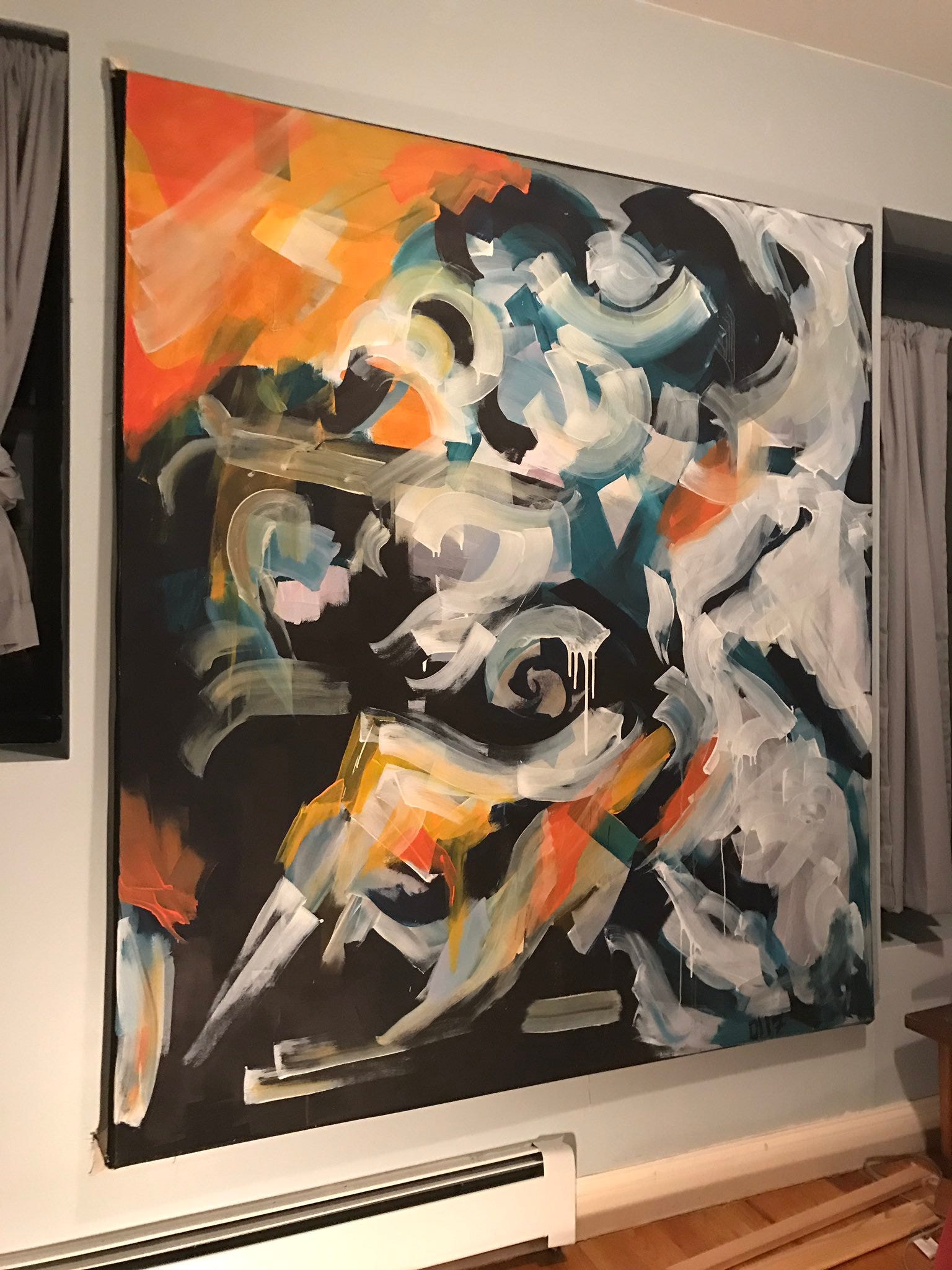 How I used machine learning as inspiration for physical paintings