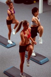 Step Exercise Class