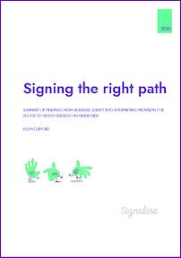 Signing the right path report front cover