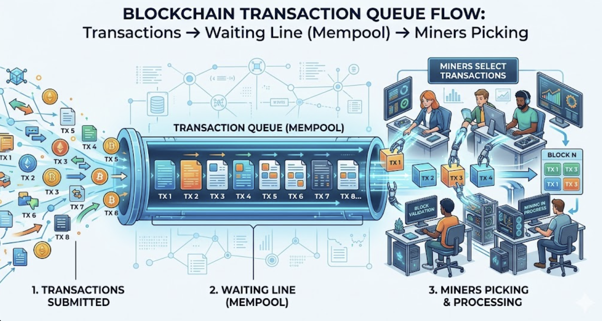 How a Blockchain Actually Stores Transactions (Blocks, Gas, and Limits)