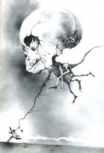 scary stories skull thing