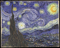 [• [Fotoğraf-4: “Starry Night”: (Vincent van Gogh.)]