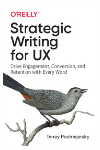 Cover of “Strategic Writing for UX” book