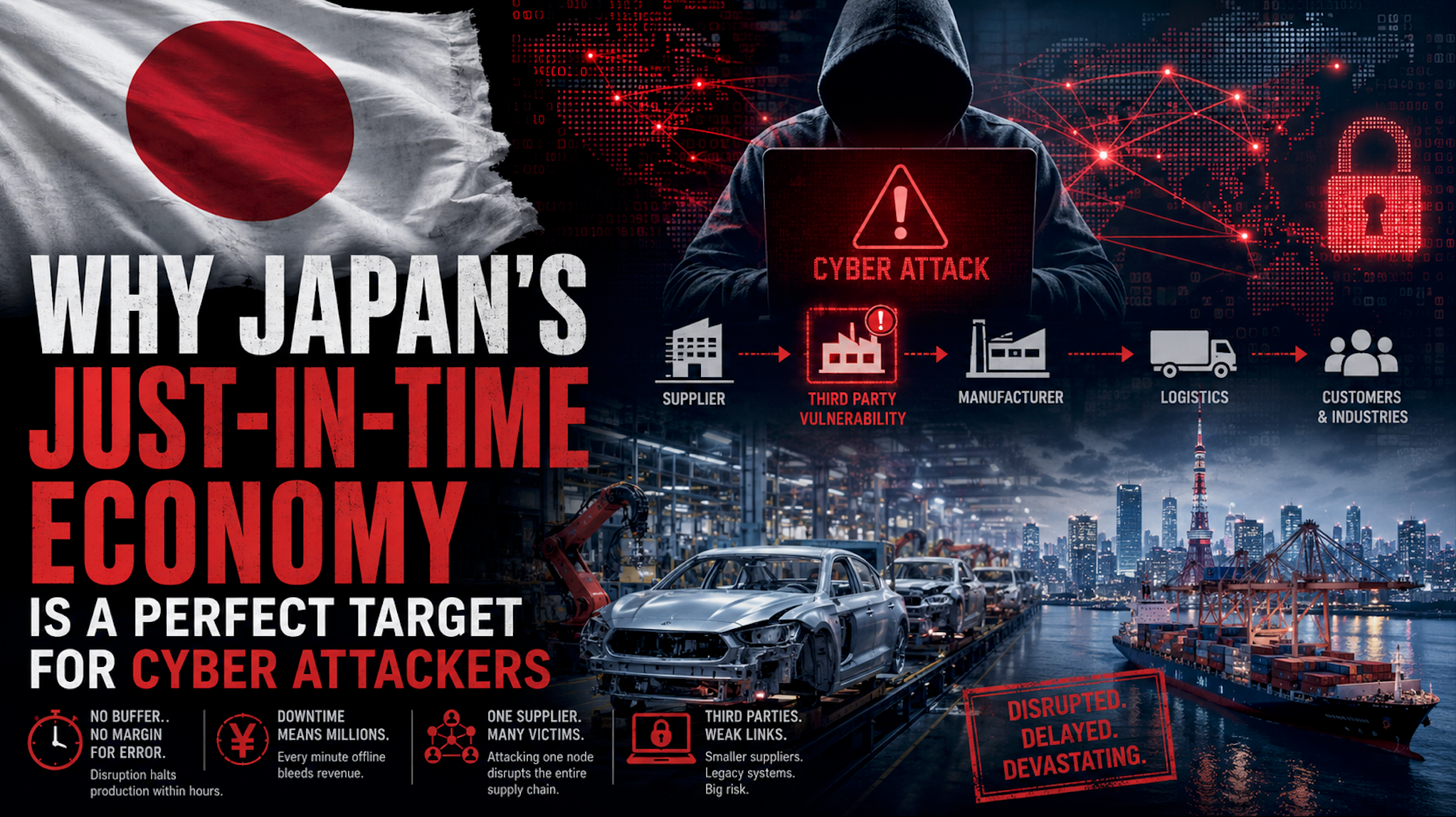 Why Japan’s Just-in-Time Economy Is a Perfect Target for Cyber Attackers