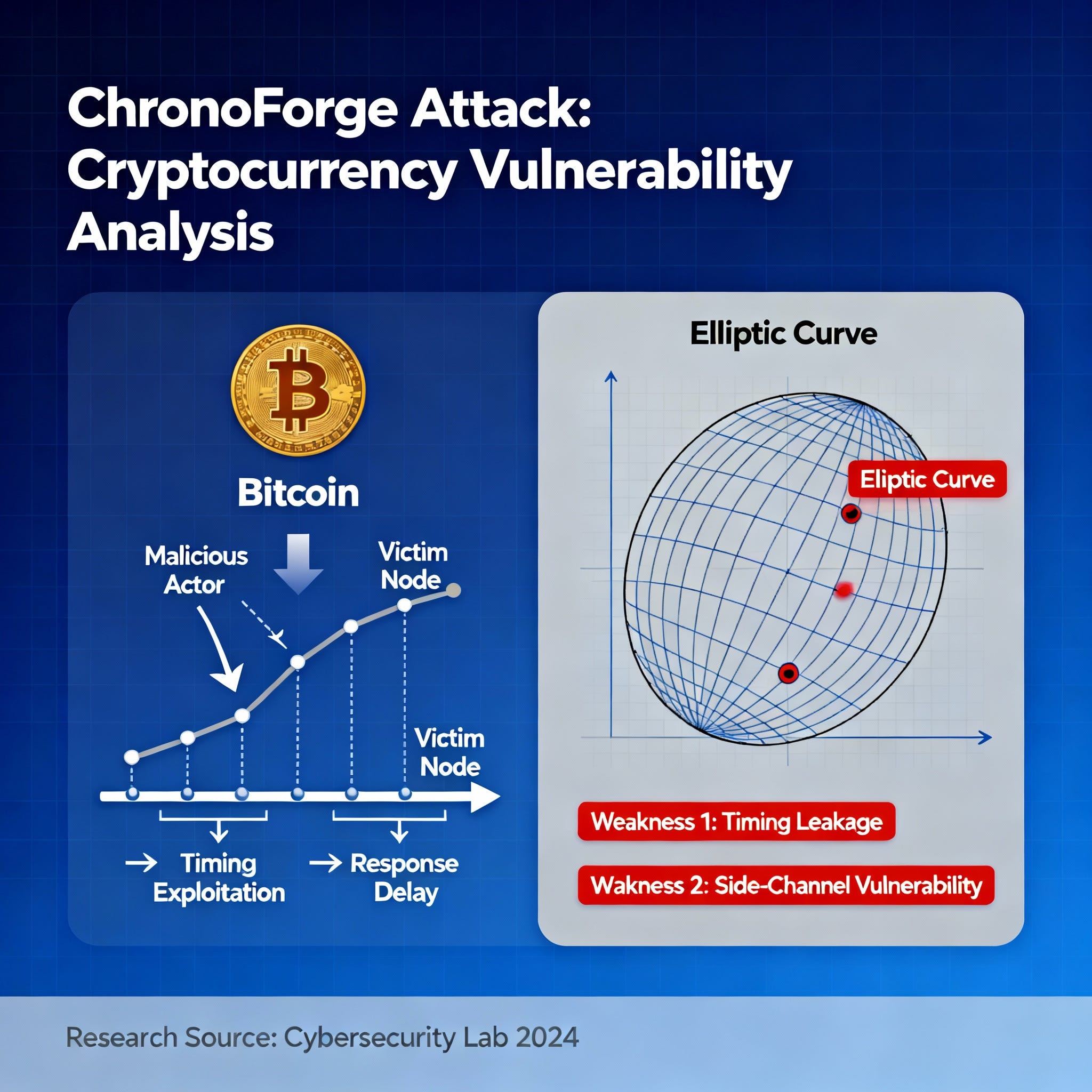 ChronoForge Attack: Gradual private key recovery through timing side channels, where an attacker…
