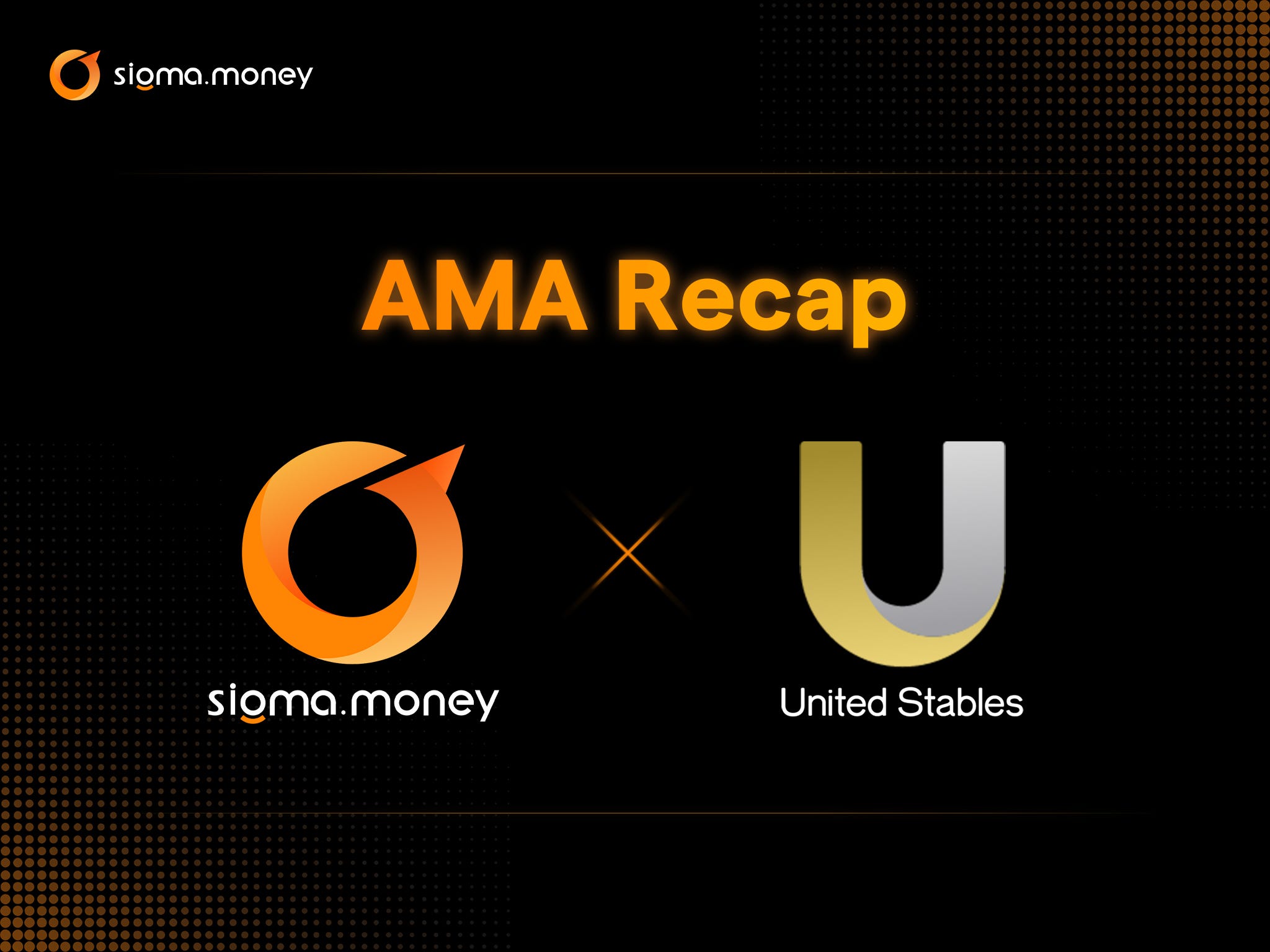 Sigma.money x United Stables AMA 回顧