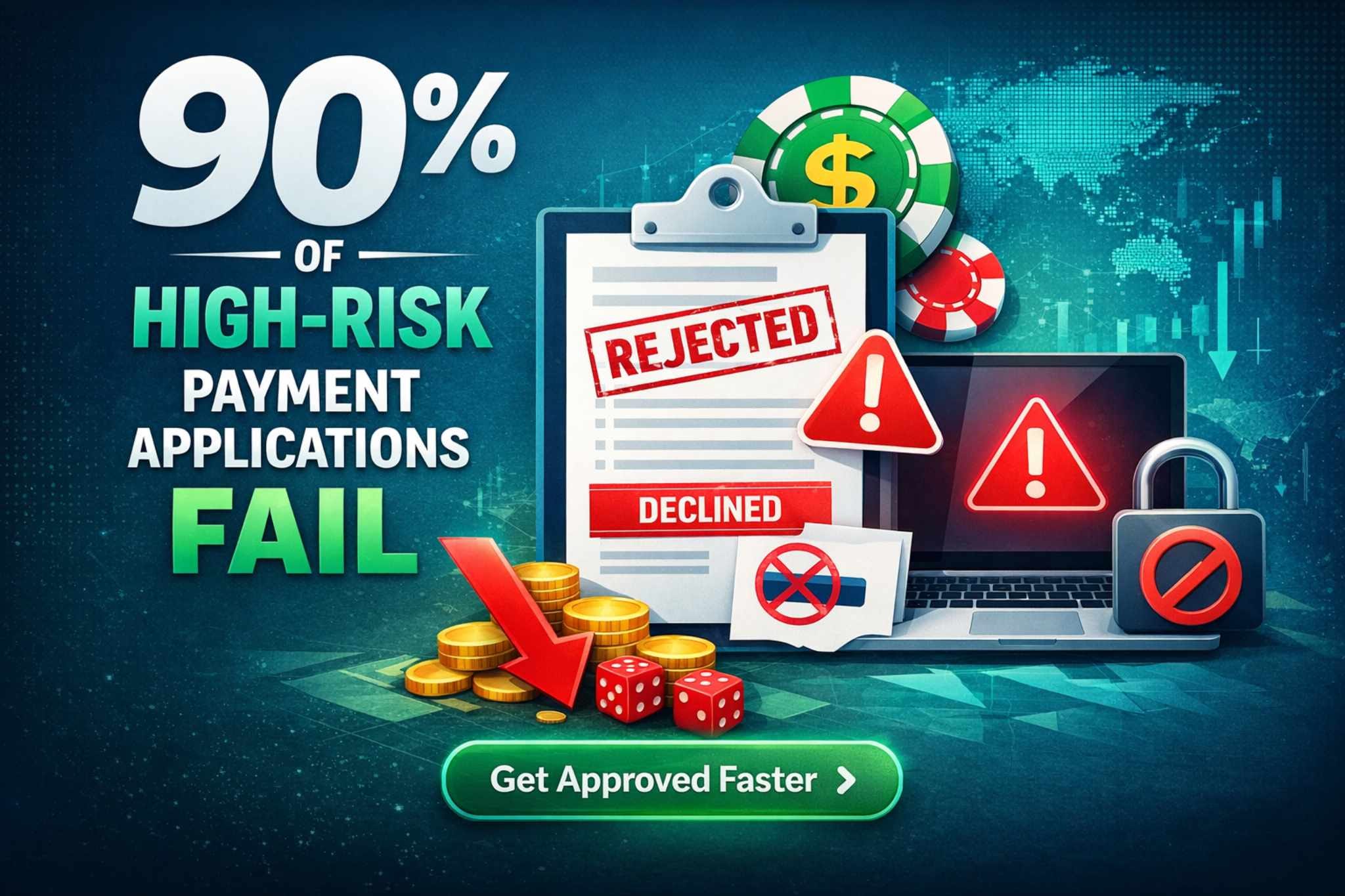 90% of High-Risk Payment Applications Fail — Most Businesses Don’t Know Why