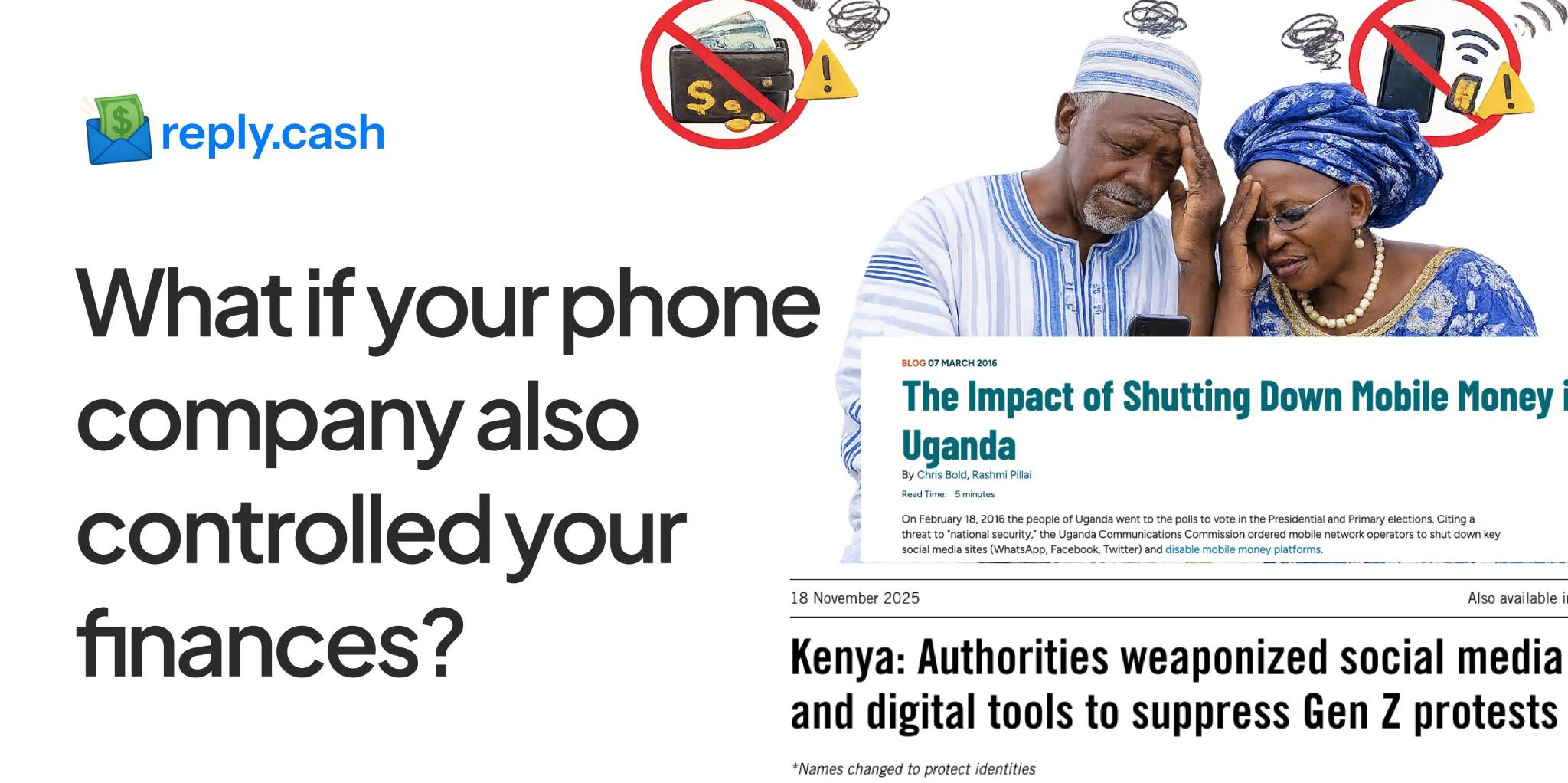 Mobile Money Hidden Threat, Financial + Internet Surveillance