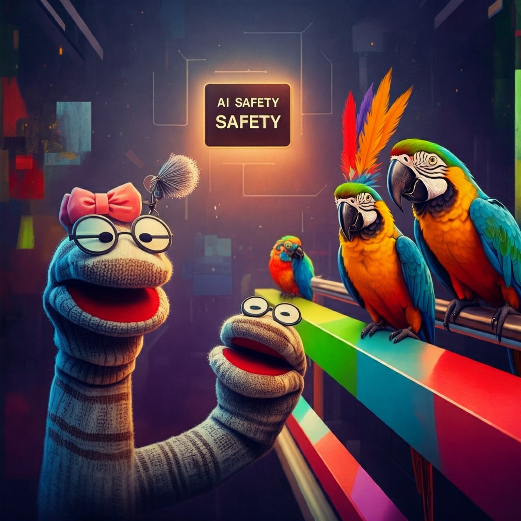 AI Safety: Sock Puppets, Guardrails and Parrots Ignite