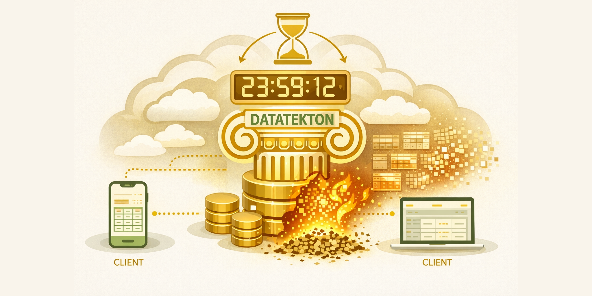 Datatekton: The Backend That Forgets