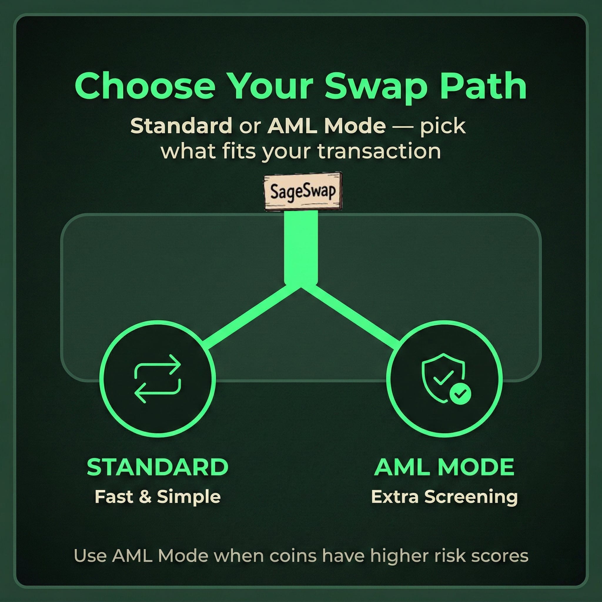 Crypto Swap Security Explained: Standard Swaps vs AML Swaps
