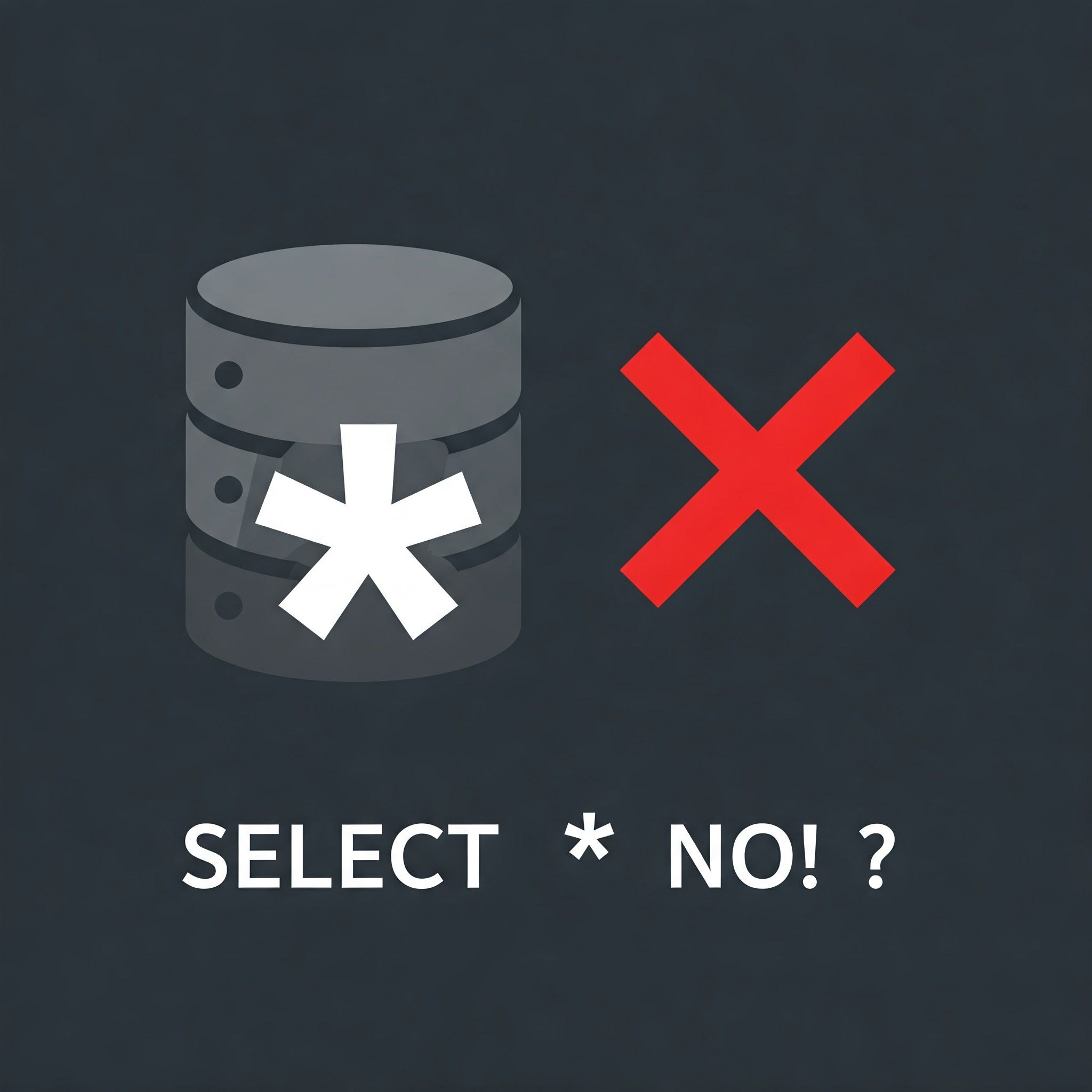 Why You Should Avoid SELECT * (Even for Small Tables)