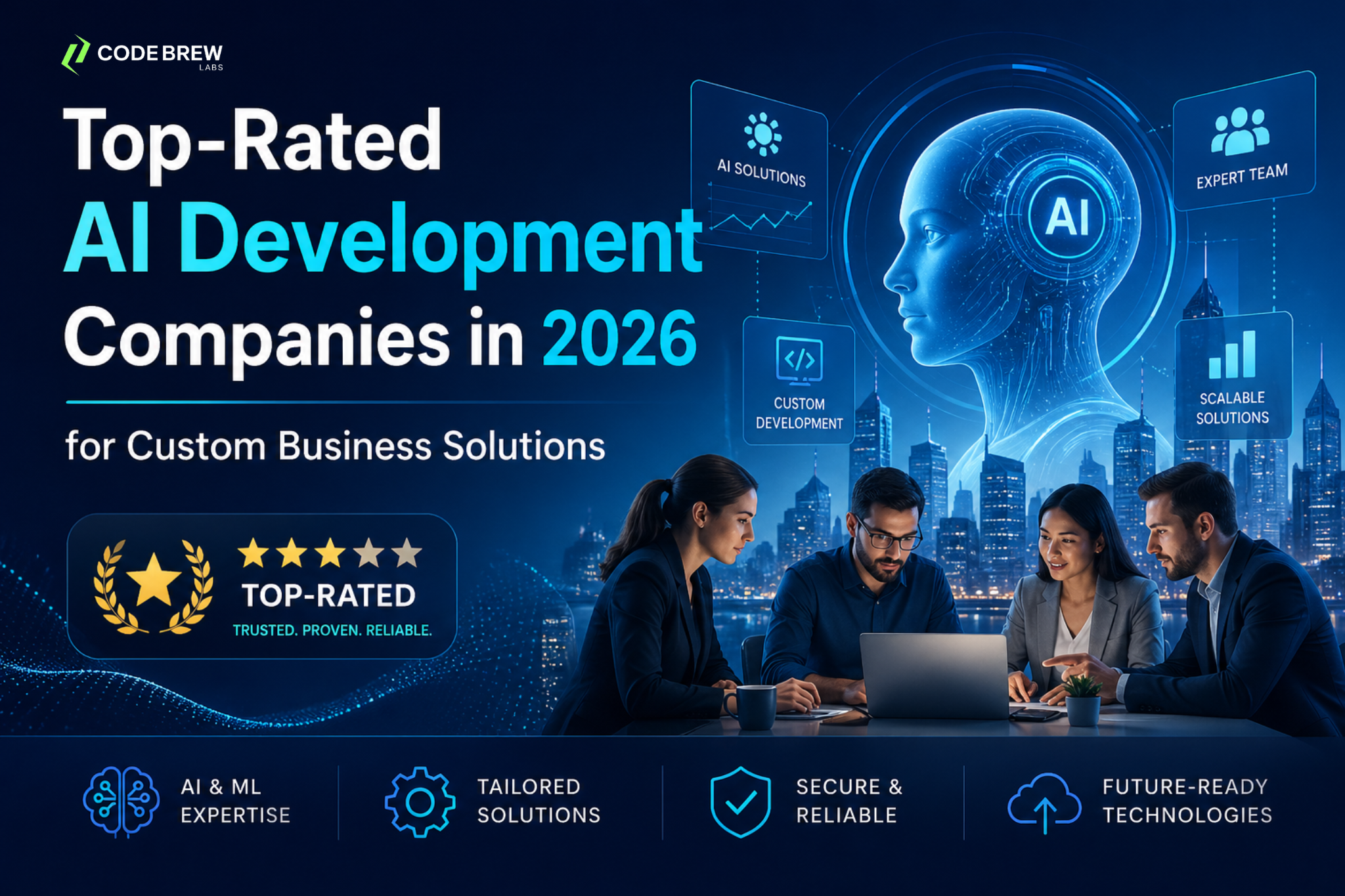 Top-Rated AI Development Companies in 2026 for Custom Business Solutions
