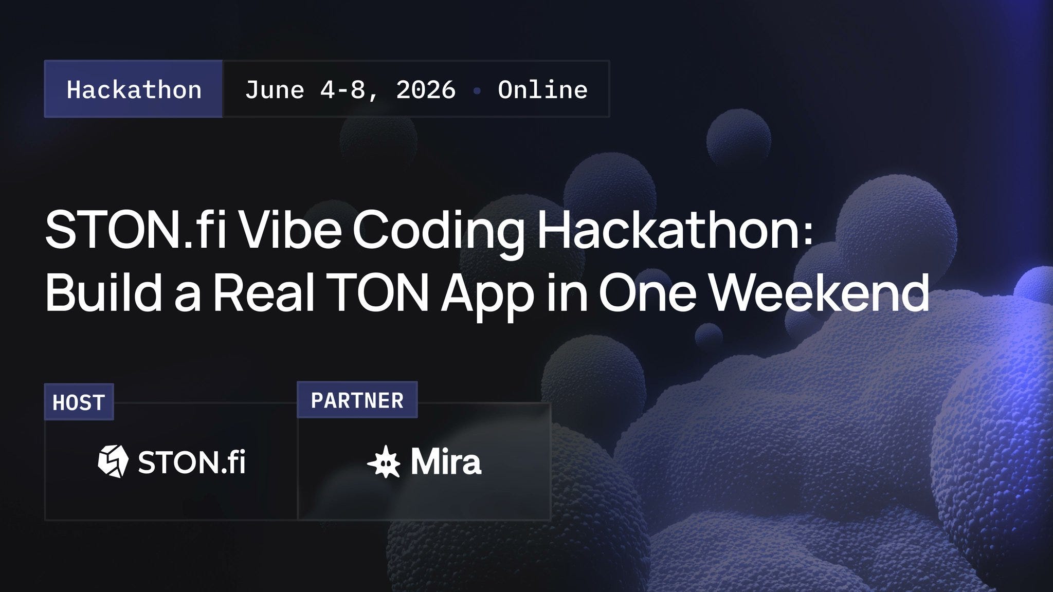 Build the Future of Web3 with AI: Join the STON.fi Vibe Coding Hackathon Wave 2