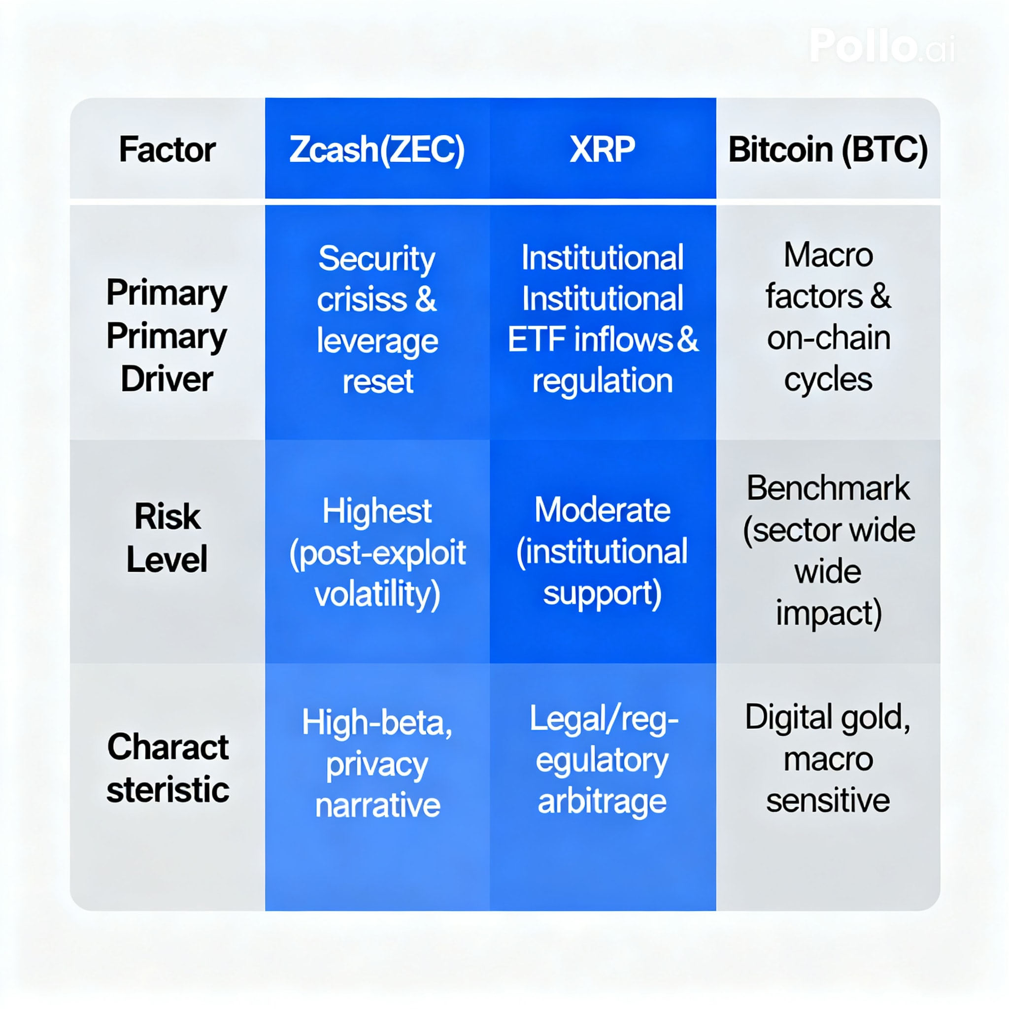 The holy trinity — Zcash, XRP & Bitcoin