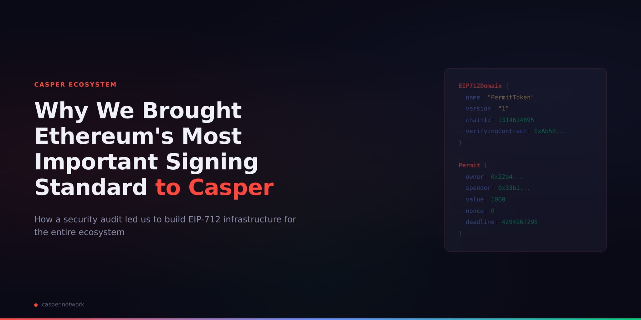Why We Brought Ethereum’s Most Important Signing Standard to Casper